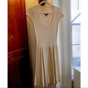 Cream/gold AEO dress with shimmer size M